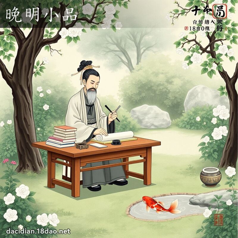 晚明小品 - 国语大辞典配图