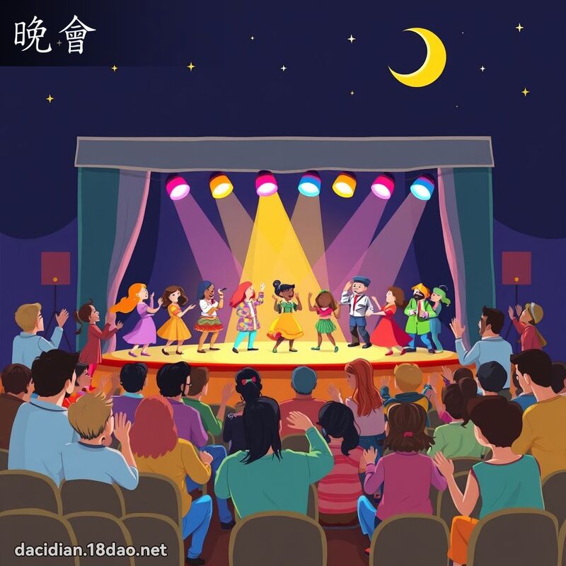 晚會 - 國語大辭典配圖