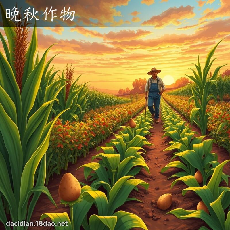 晚秋作物 - 国语大辞典配图