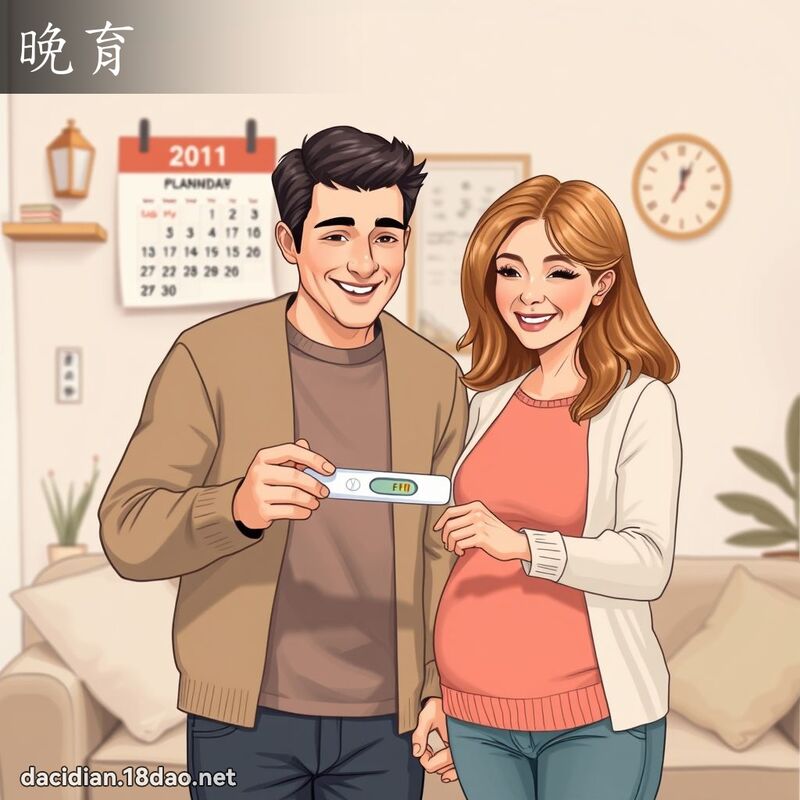 晚育 - 國語大辭典配圖