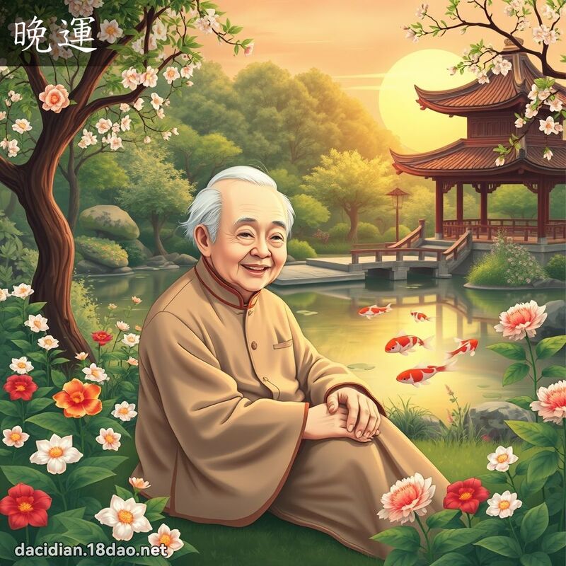 晚运 - 国语大辞典配图