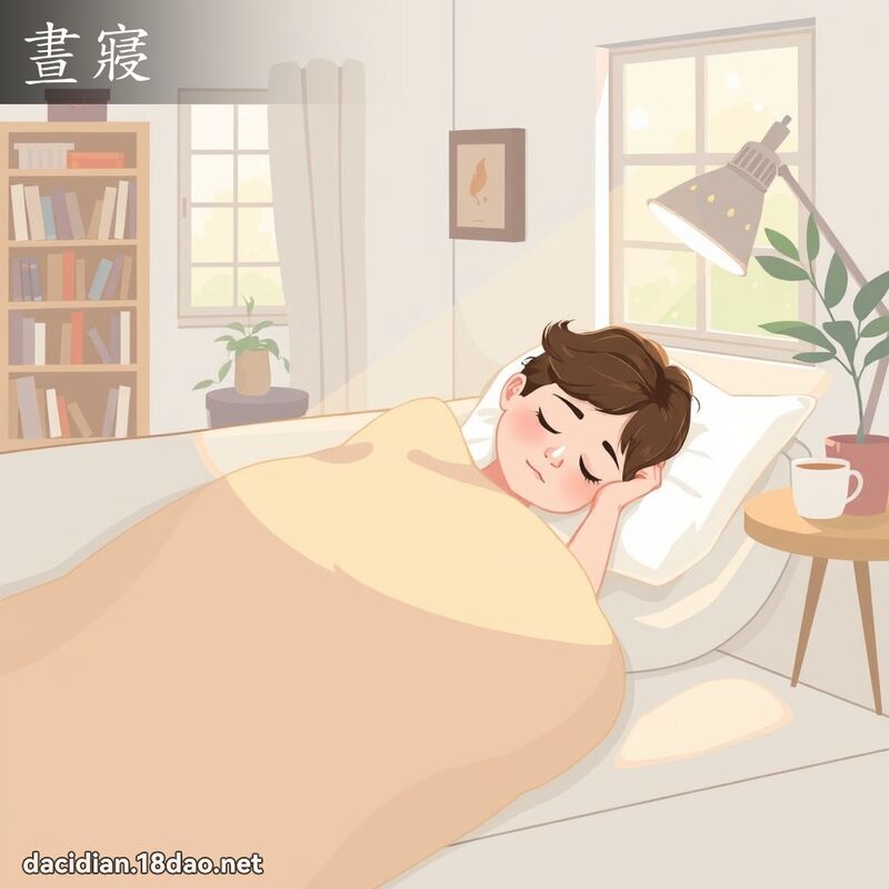 昼寢 - 国语大辞典配图