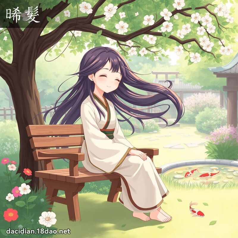 晞髮 - 國語大辭典配圖