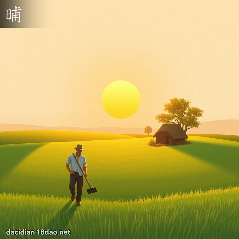 晡 - 國語大辭典配圖