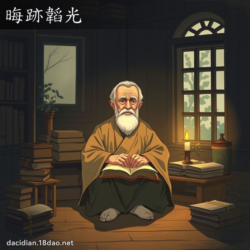 晦跡韜光 - 国语大辞典配图