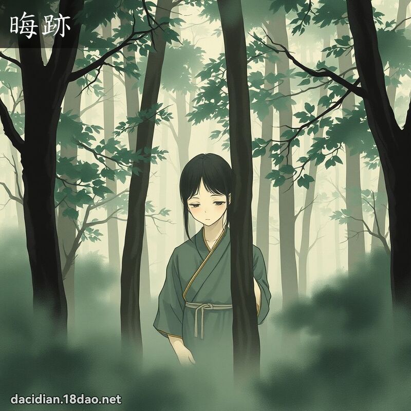 晦跡 - 國語大辭典配圖