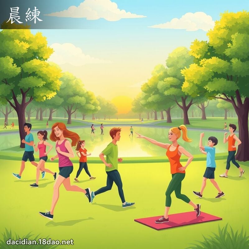 晨练 - 国语大辞典配图