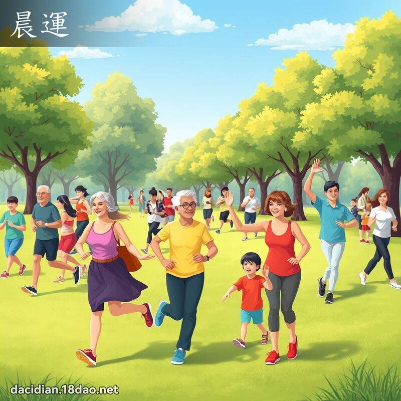 晨運 - 國語大辭典配圖