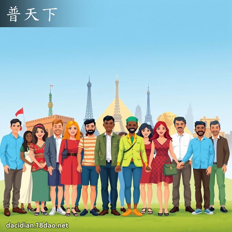 普天下 - 国语大辞典配图