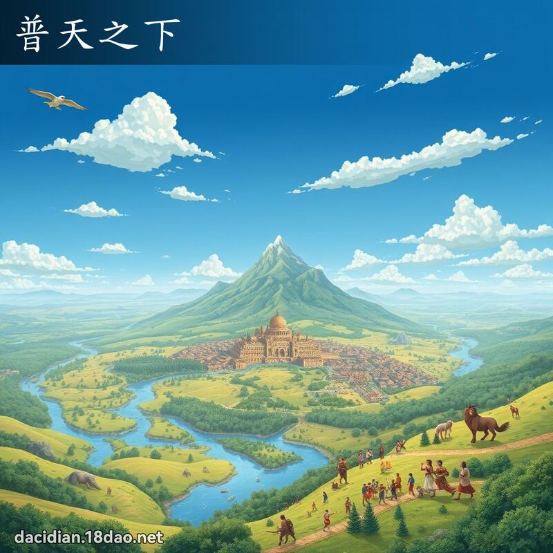 普天之下 - 國語大辭典配圖