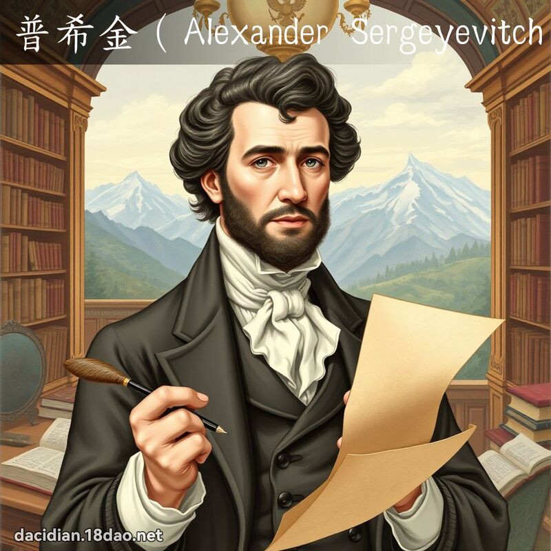 普希金（Alexander Sergeyevitch Pushkin） - 国语大辞典配图