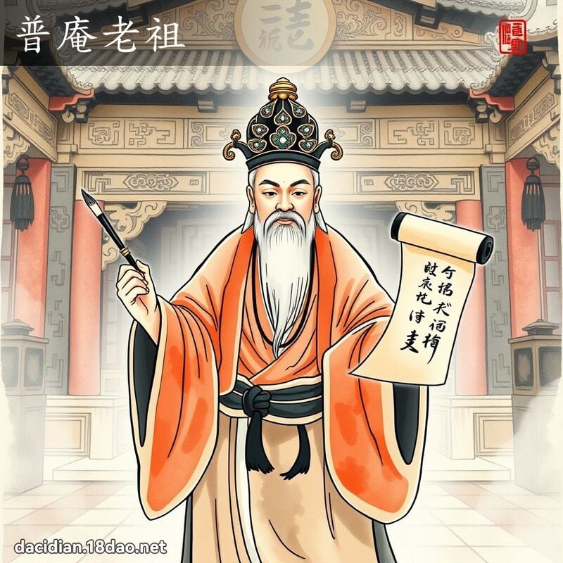 普庵老祖 - 国语大辞典配图