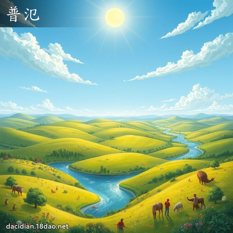 普氾 - 國語大辭典配圖
