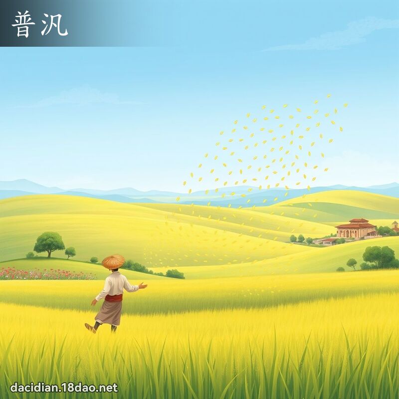 普汎 - 国语大辞典配图