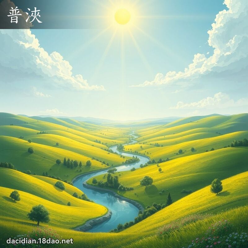 普浹 - 国语大辞典配图