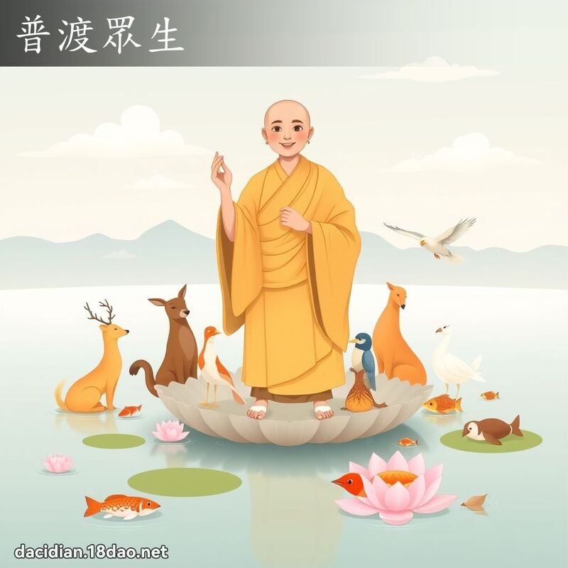 普渡眾生 - 国语大辞典配图