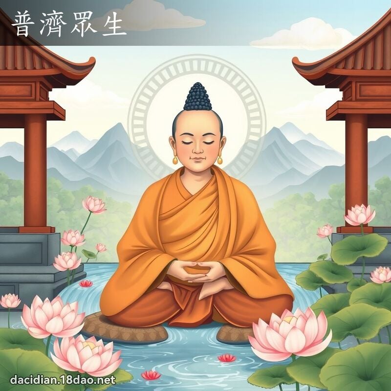 普济眾生 - 国语大辞典配图