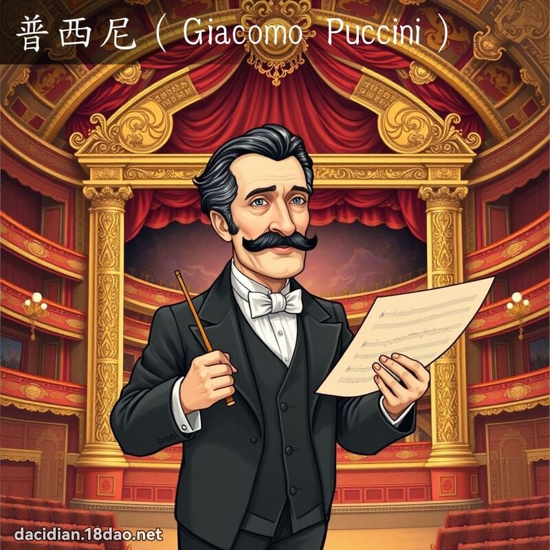 普西尼（Giacomo Puccini） - 国语大辞典配图