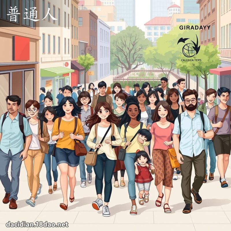 普通人 - 國語大辭典配圖