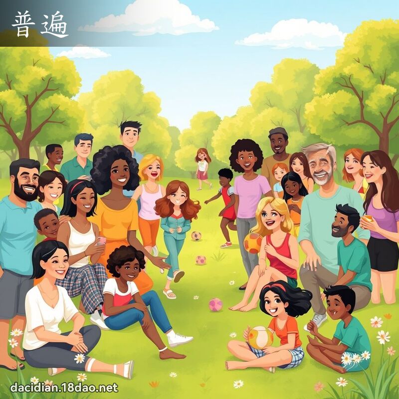 普遍 - 國語大辭典配圖