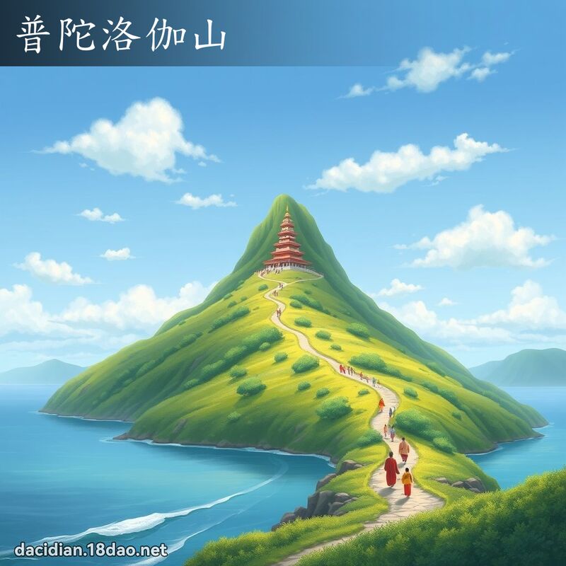 普陀洛伽山 - 国语大辞典配图