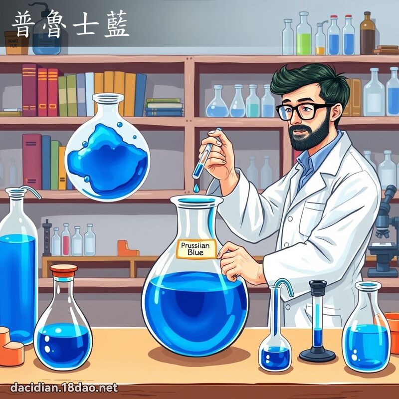 普魯士藍 - 國語大辭典配圖