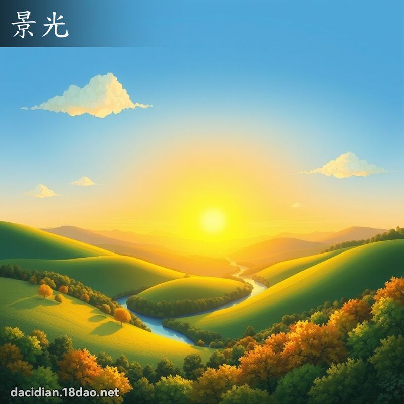 景光 - 国语大辞典配图