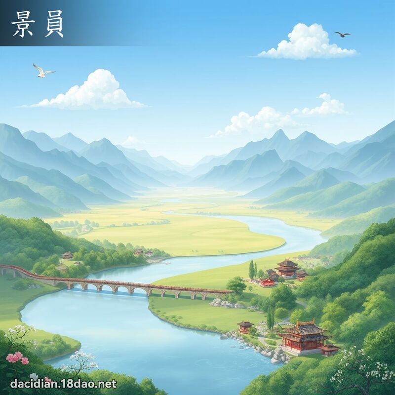 景员 - 国语大辞典配图
