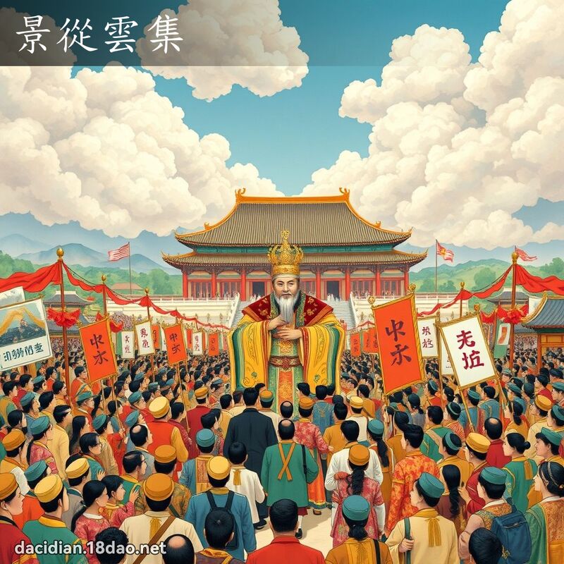 景从云集 - 国语大辞典配图