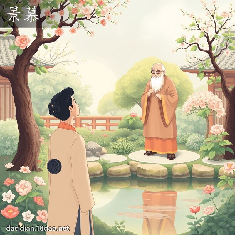 景慕 - 國語大辭典配圖