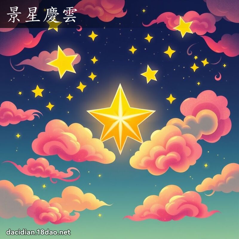 景星庆云 - 国语大辞典配图