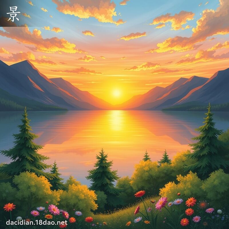 汉字: 景 (多音字)