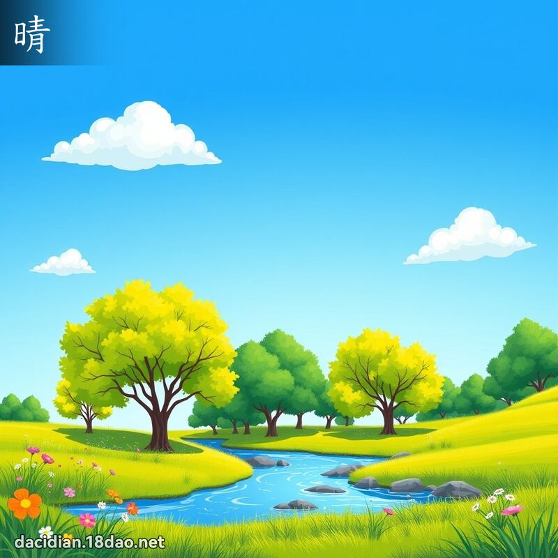 晴 - 国语大辞典配图
