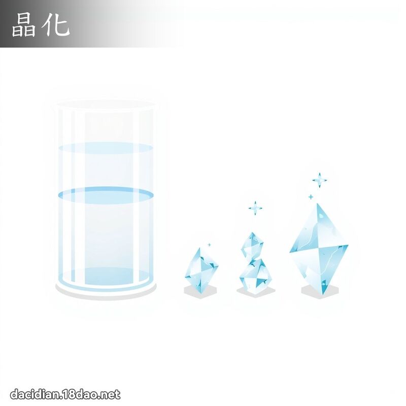 晶化 - 國語大辭典配圖