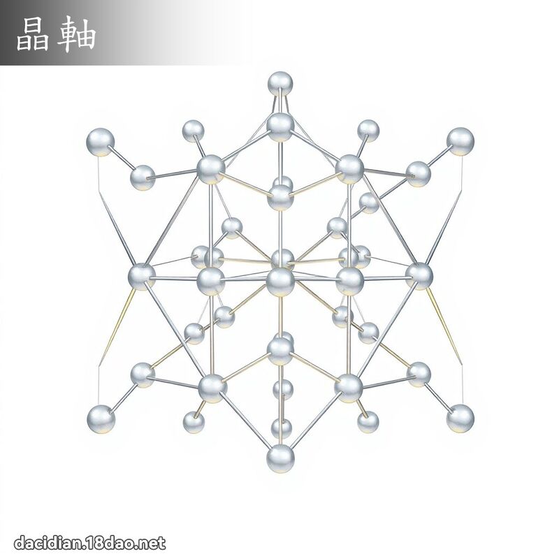 晶轴 - 国语大辞典配图