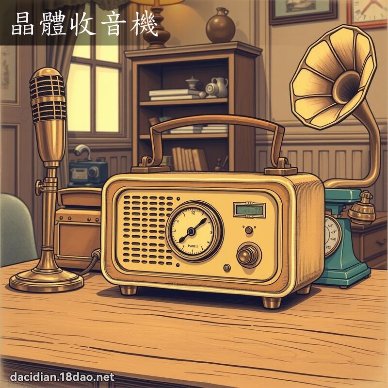 晶體收音機 - 國語大辭典配圖