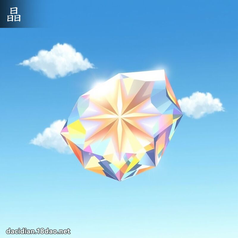 晶 - 國語大辭典配圖