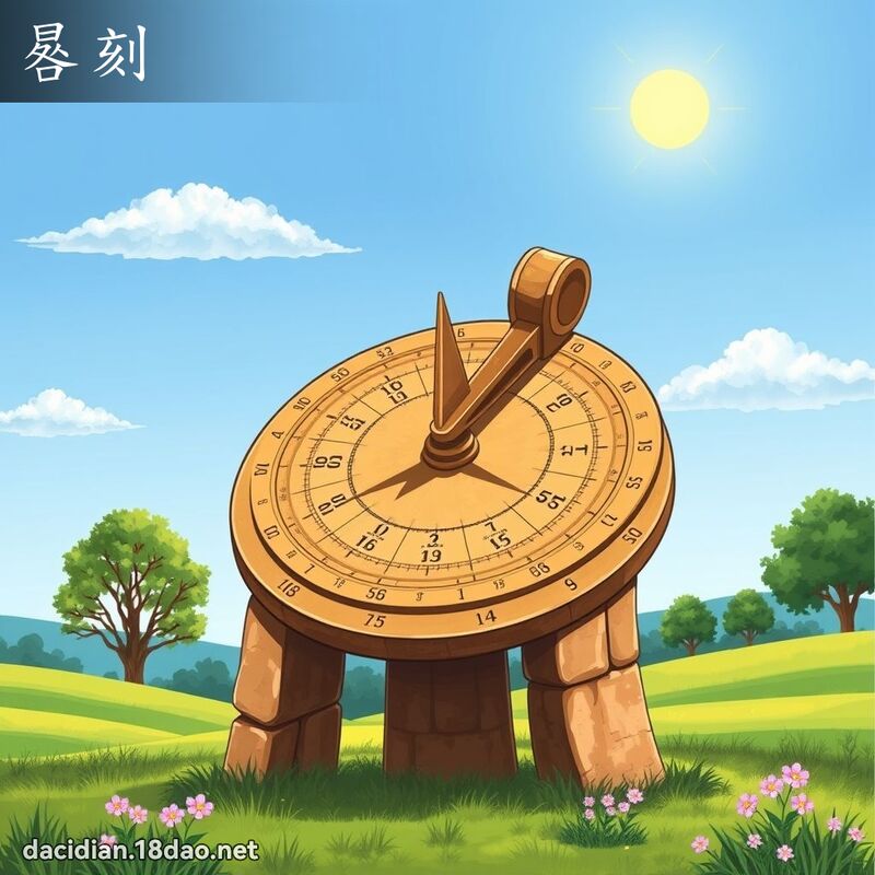 晷刻 - 国语大辞典配图