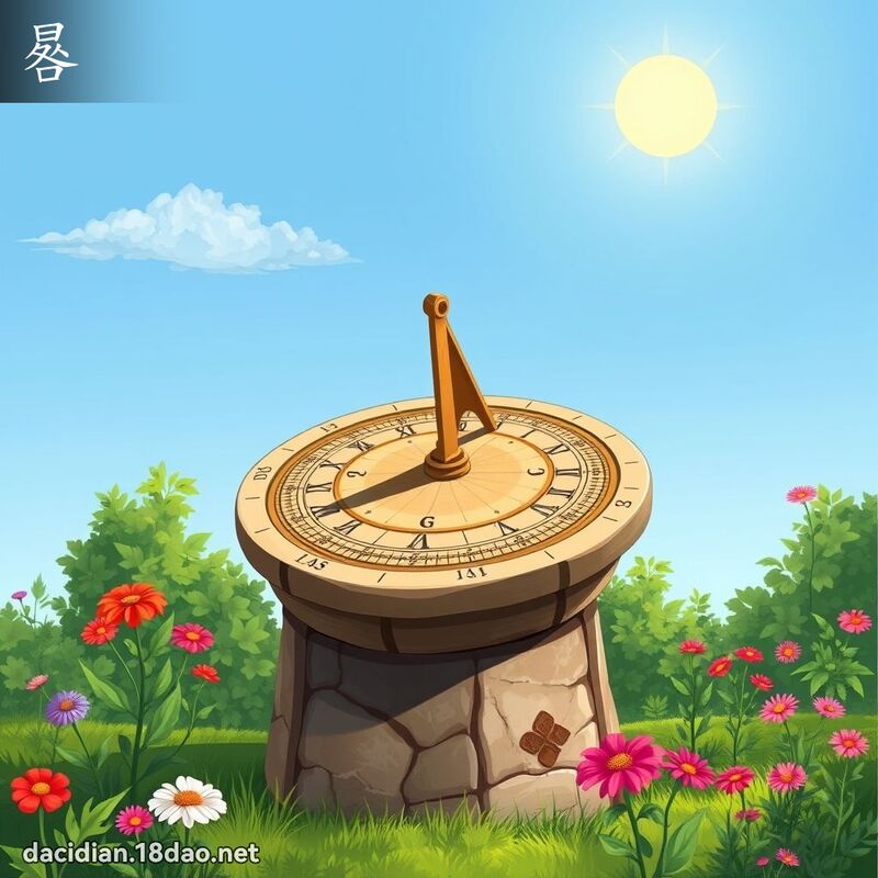 晷 - 國語大辭典配圖