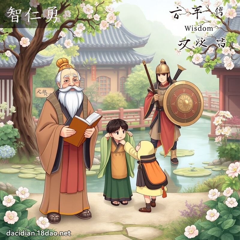 智仁勇 - 國語大辭典配圖