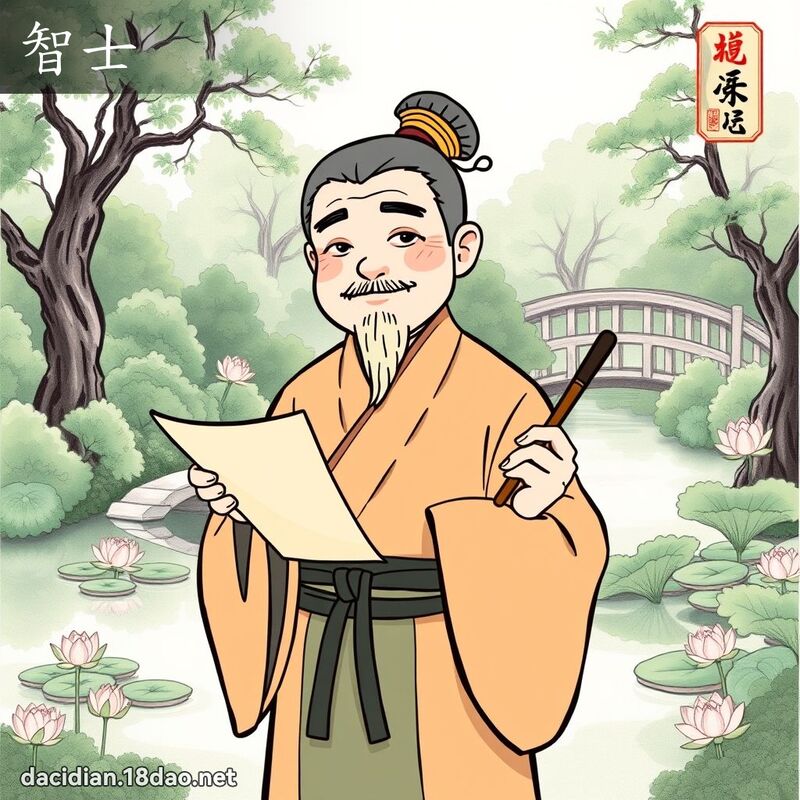 智士 - 国语大辞典配图