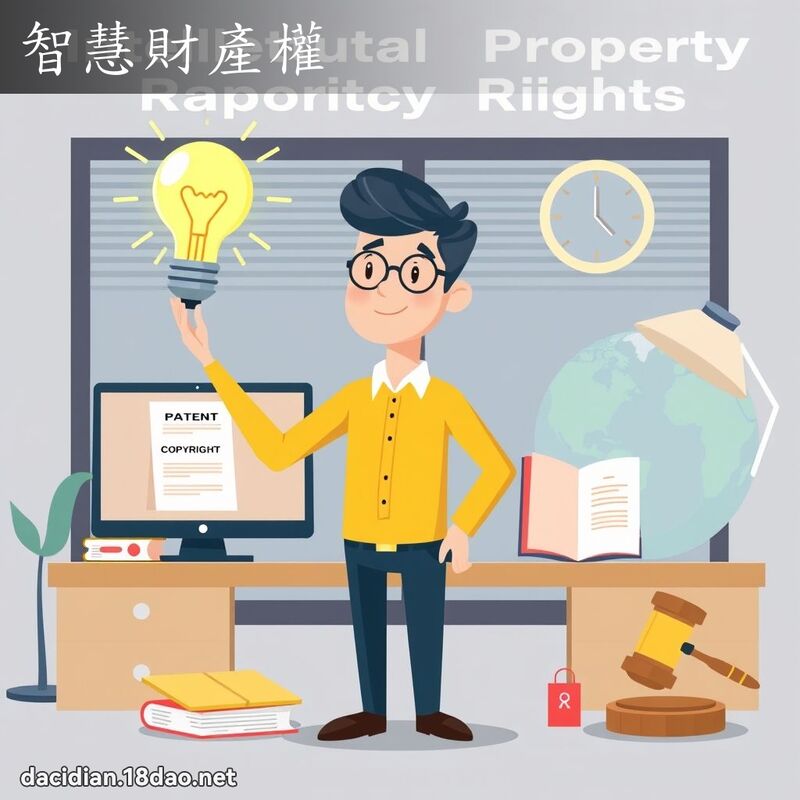 智慧財產權 - 國語大辭典配圖
