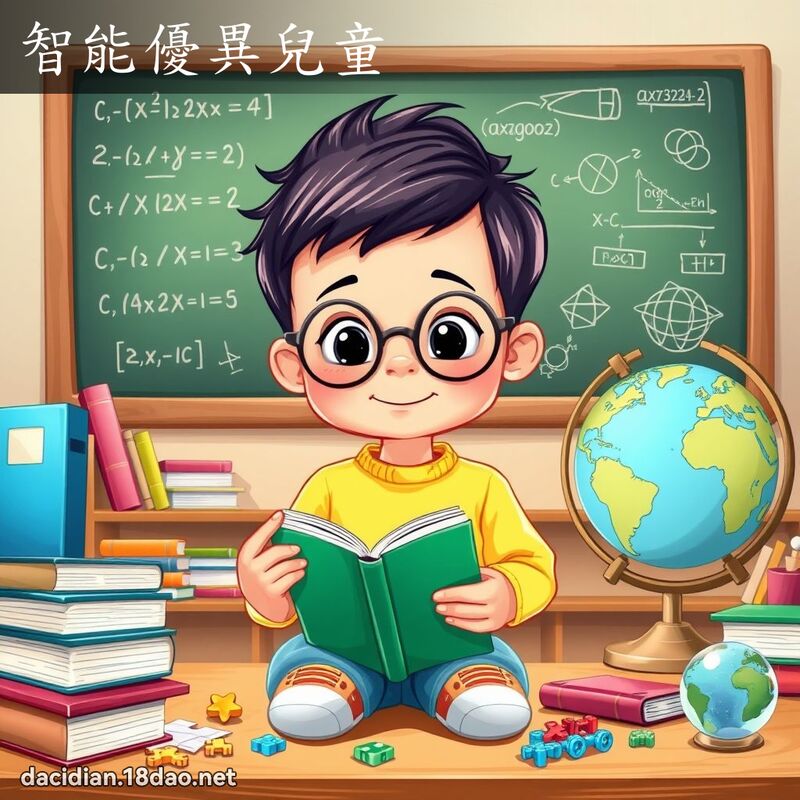 智能優異兒童 - 國語大辭典配圖