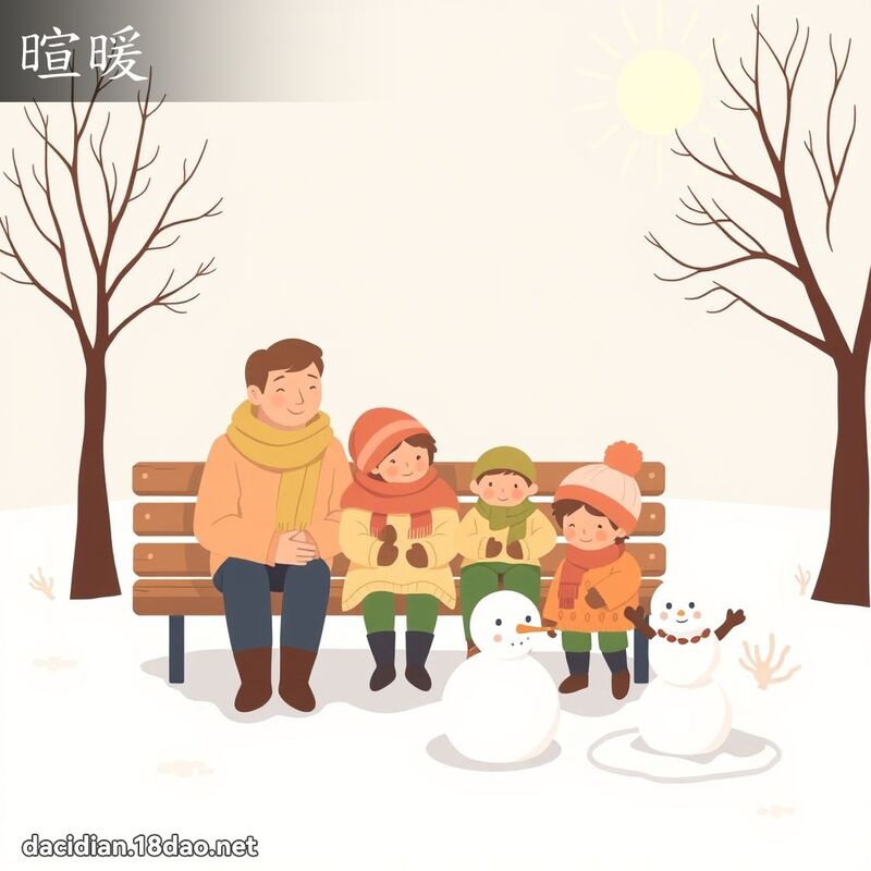 暄暖 - 国语大辞典配图