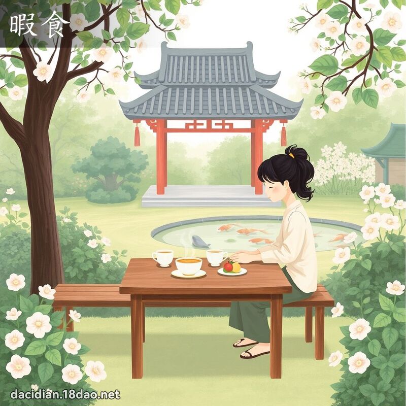 暇食 - 国语大辞典配图