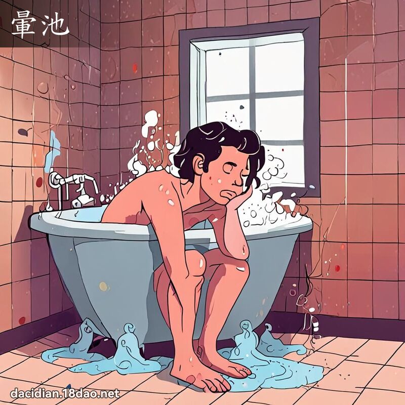 暈池 - 國語大辭典配圖