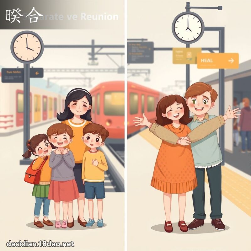 暌合 - 國語大辭典配圖
