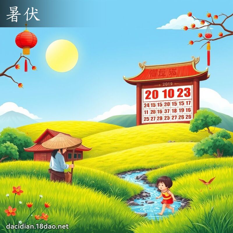 暑伏 - 国语大辞典配图