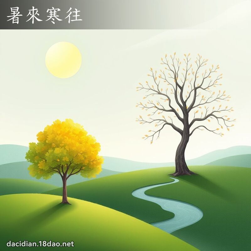 暑來寒往 - 國語大辭典配圖