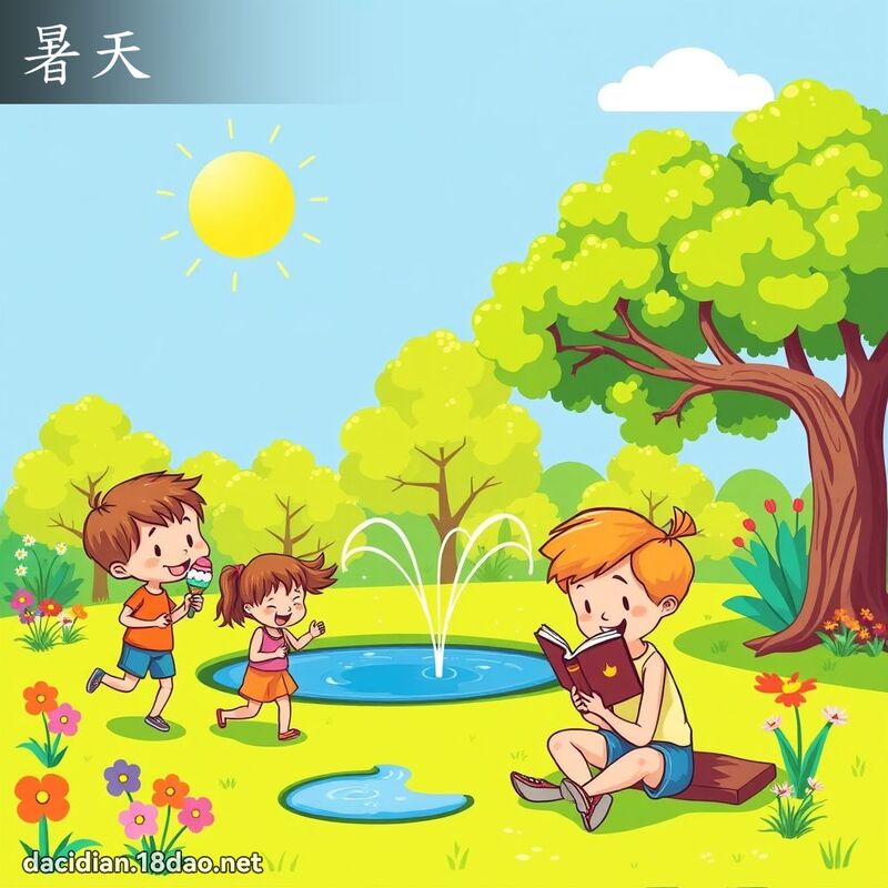 暑天 - 国语大辞典配图
